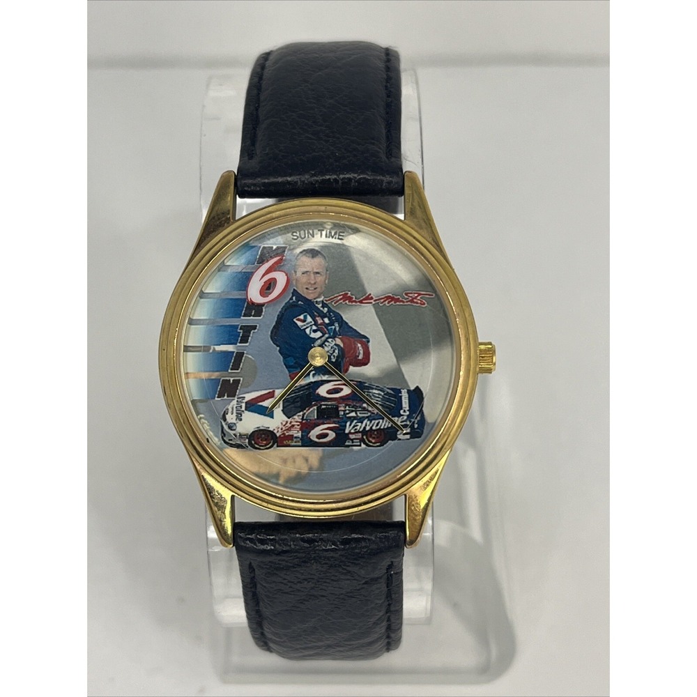 1997 Mark Martin Driver Signature Series Quartz Watch #6 Sun Time- New Battery